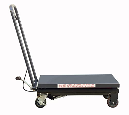 Hydraulic Manual Scissor Lift Table 1000lbs Pake Handling Tools 